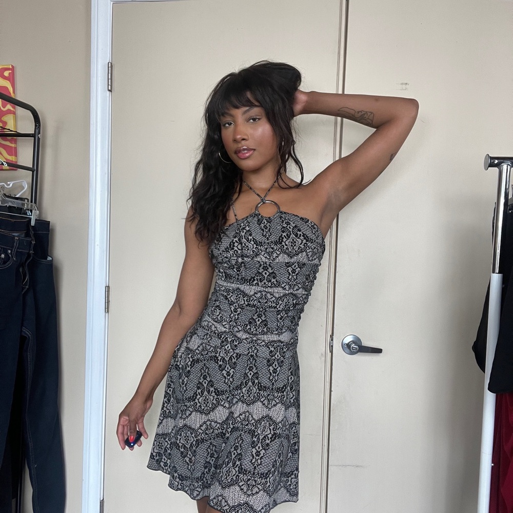 Gorgeous black and grey dress